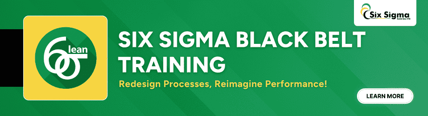 Join our Six Sigma Black Belt Course