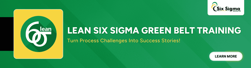 Join Lean Six Sigma Green Belt Training now